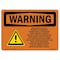 Signmission OSHA Warning Sign, 7" Height, Rigid Plastic, Grain Bin Silo Safety, Landscape, WS-P-L-11961 OS-WS-P-710-L-11961 - alternate 1